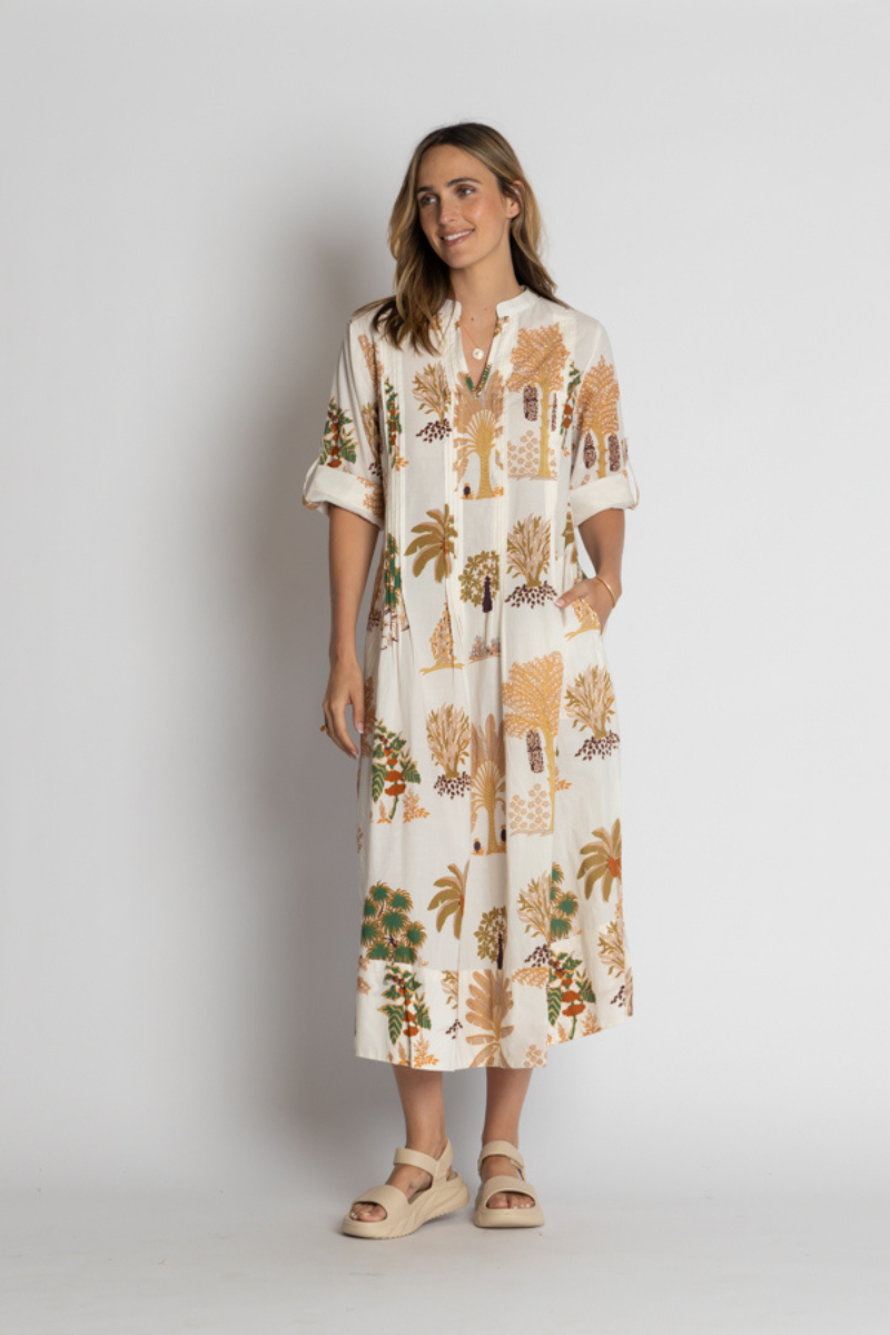 Lula Life Amrita Midi Dress White.