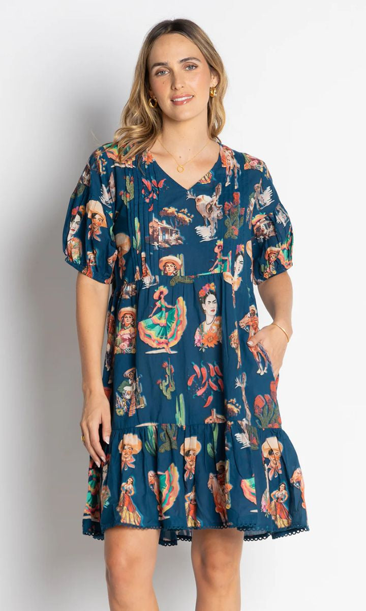 lula-life-arriba-dress-navy-ozresort