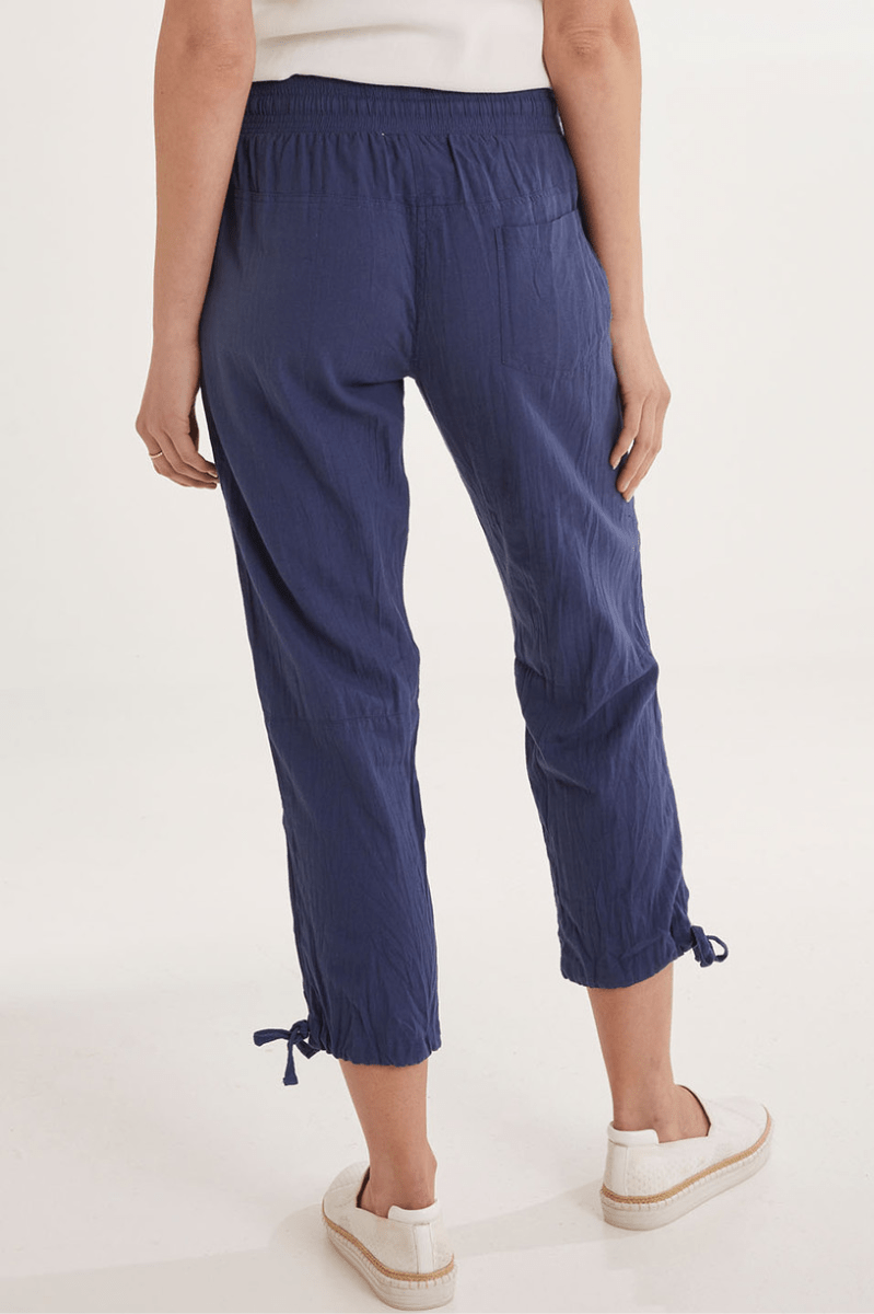 Lula Life Beach Pant Navy On Sale.