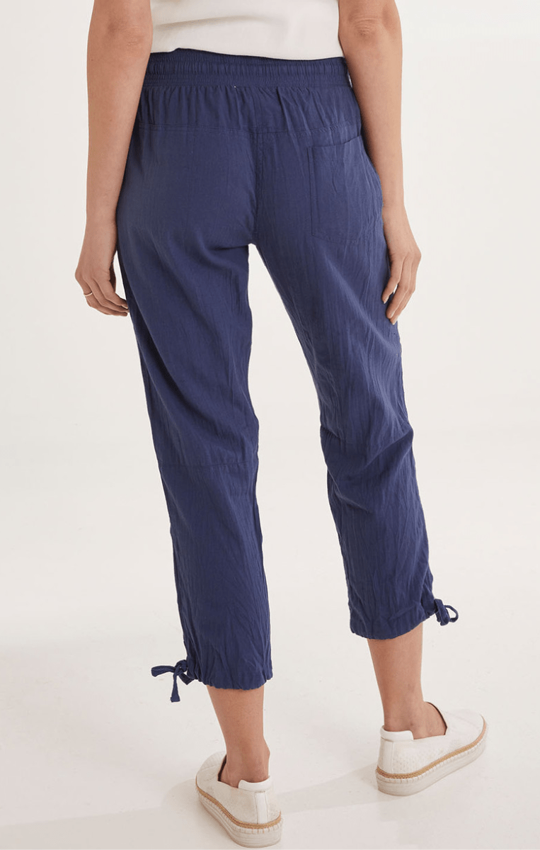 Lula Life Beach Pant Navy On Sale.