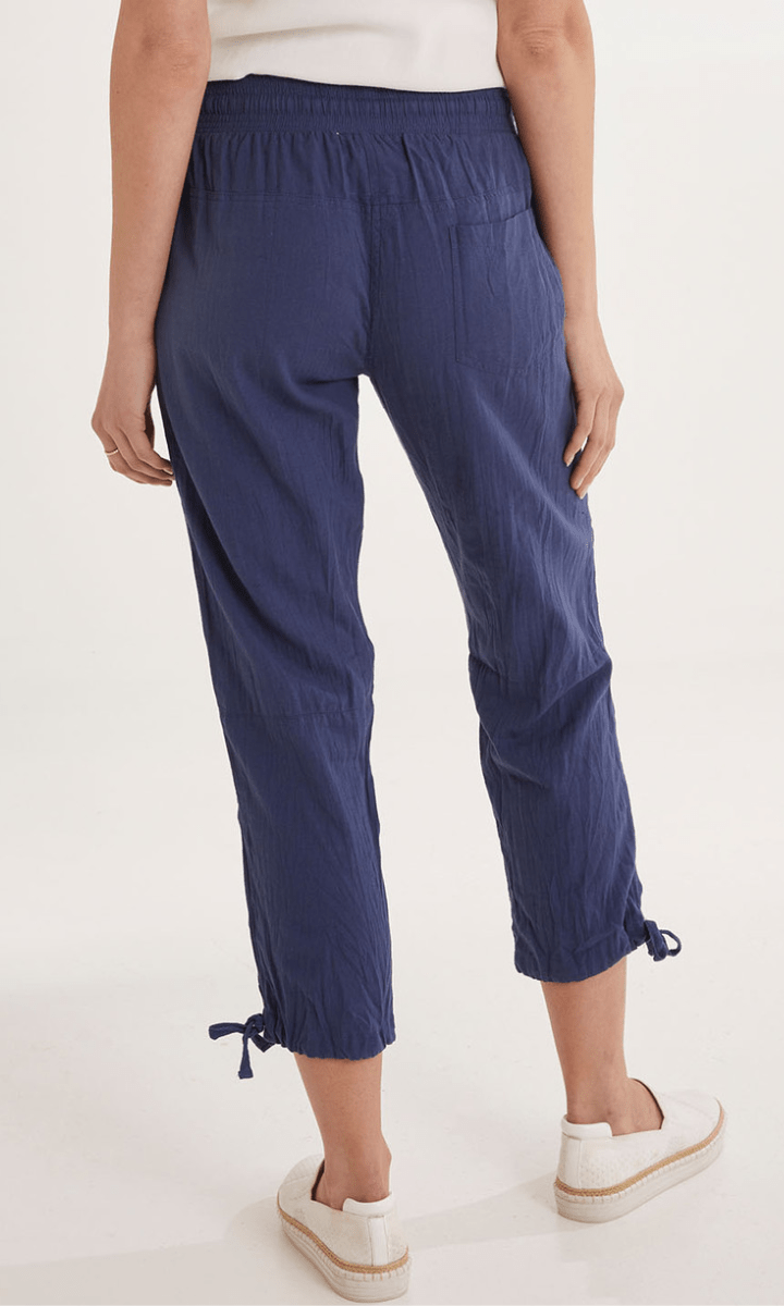 Lula Life Beach Pant Navy On Sale.