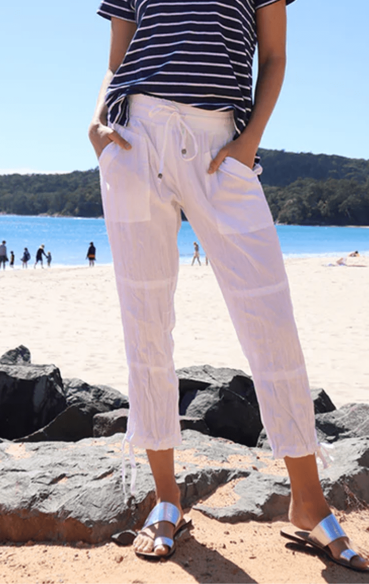 Lula Life Beach Pant White.