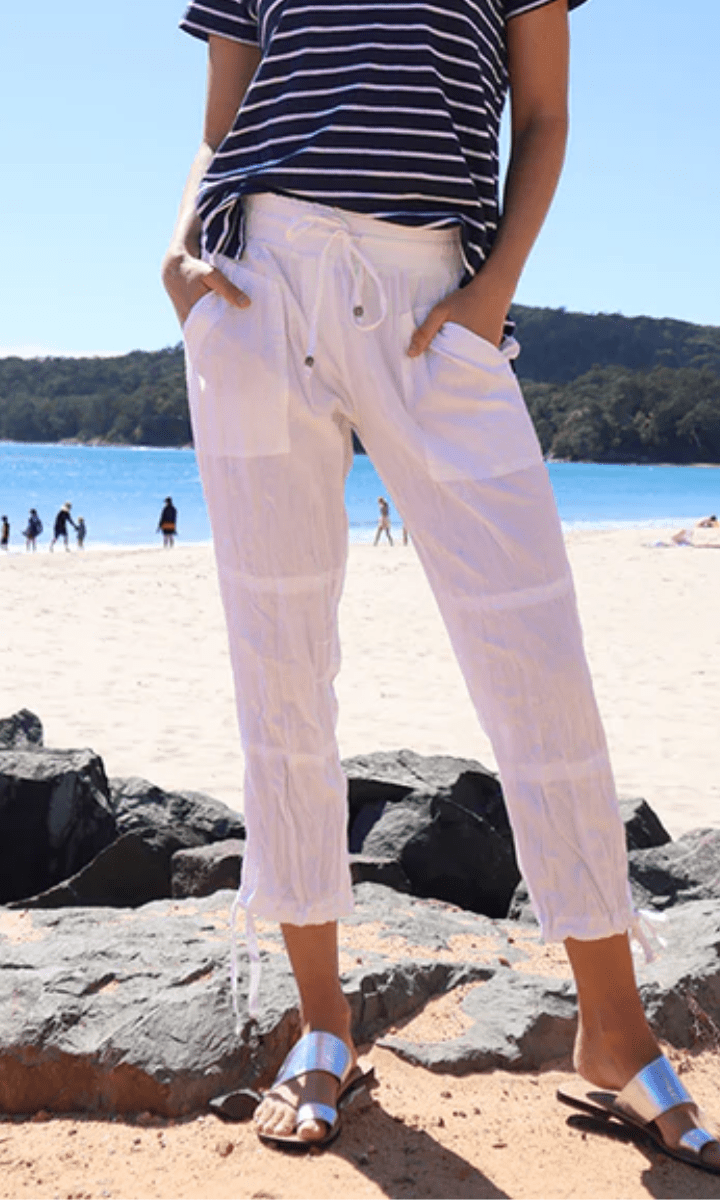Lula Life Beach Pant White.
