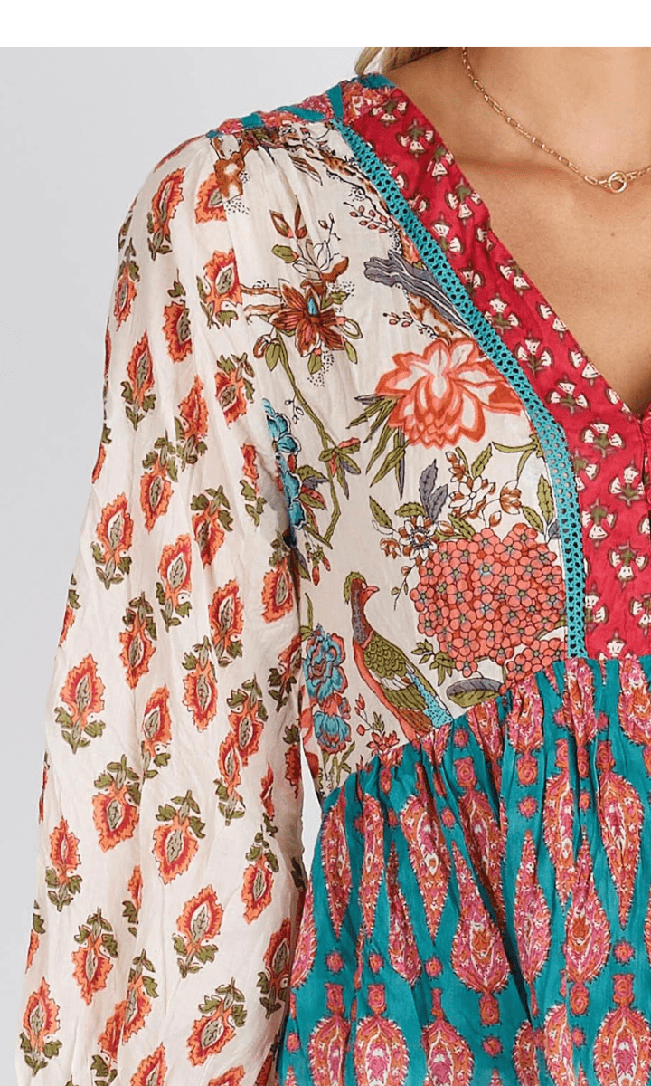 Lula Life Curtis Multi Top On Sale.