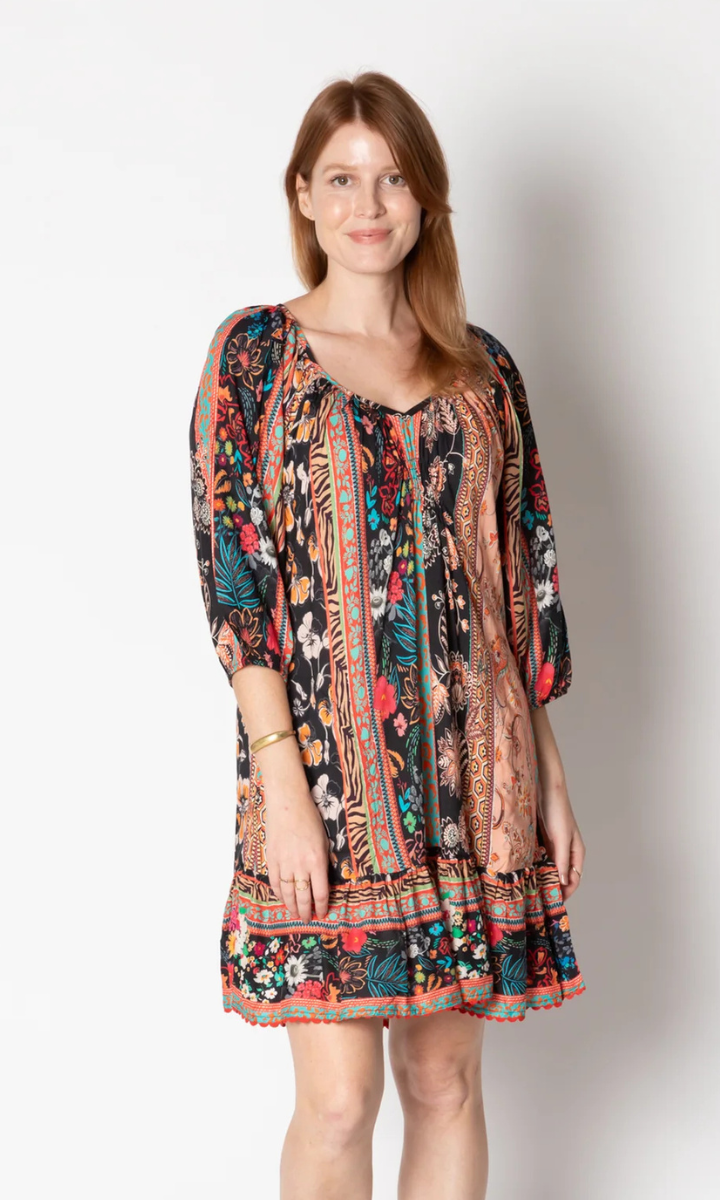 Lula Life Gisele Shirred Dress.