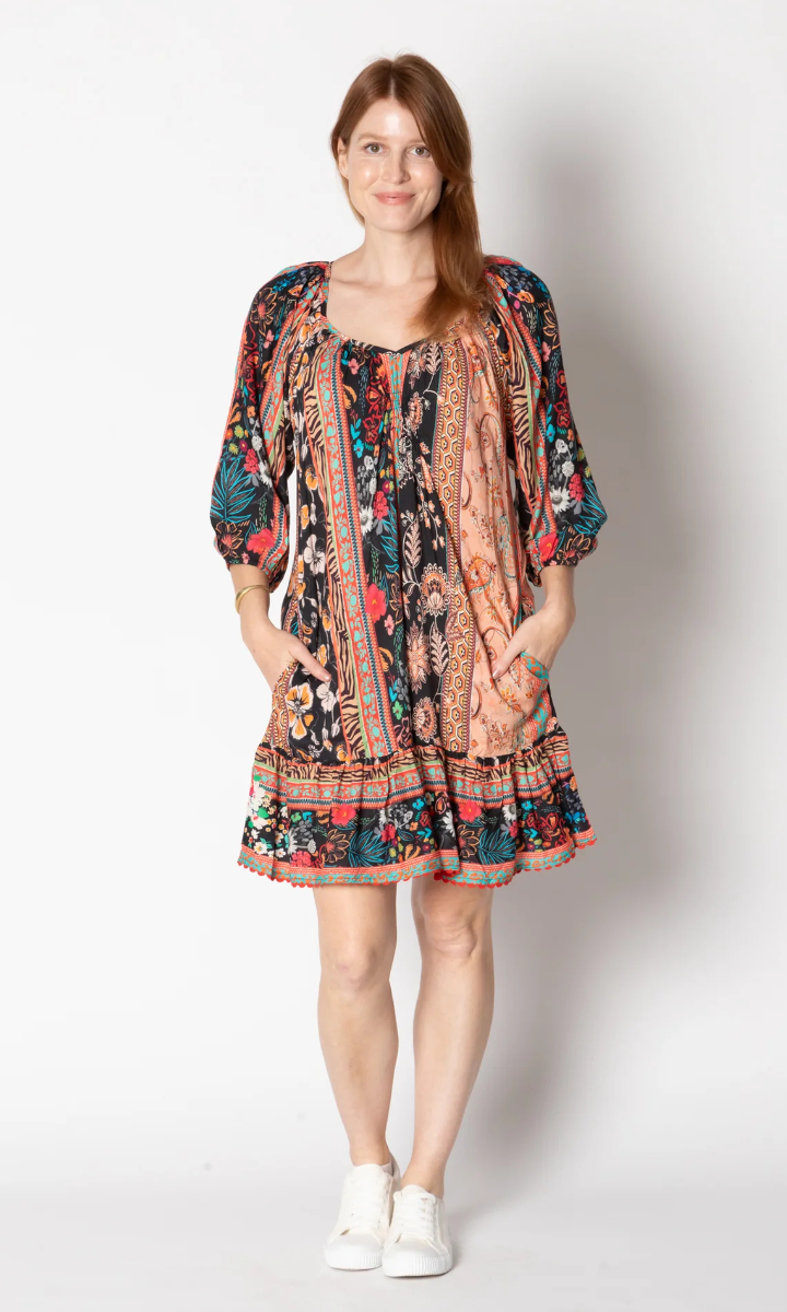 Lula Life Gisele Shirred Dress.