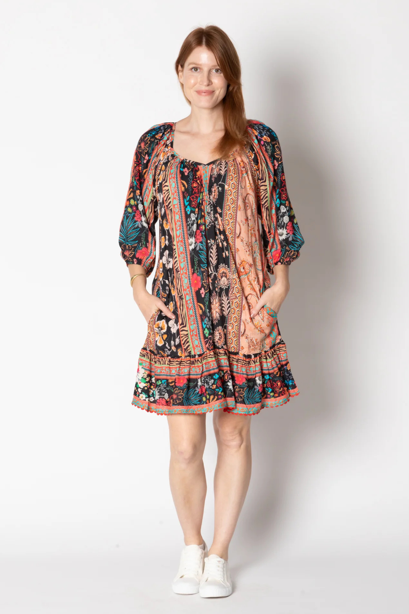 Lula Life Gisele Shirred Dress.