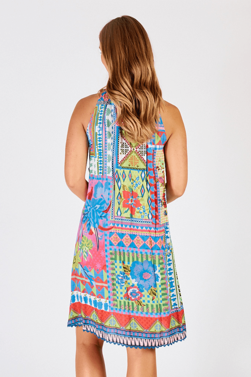 Lula Life Vivone Sundress Lime.