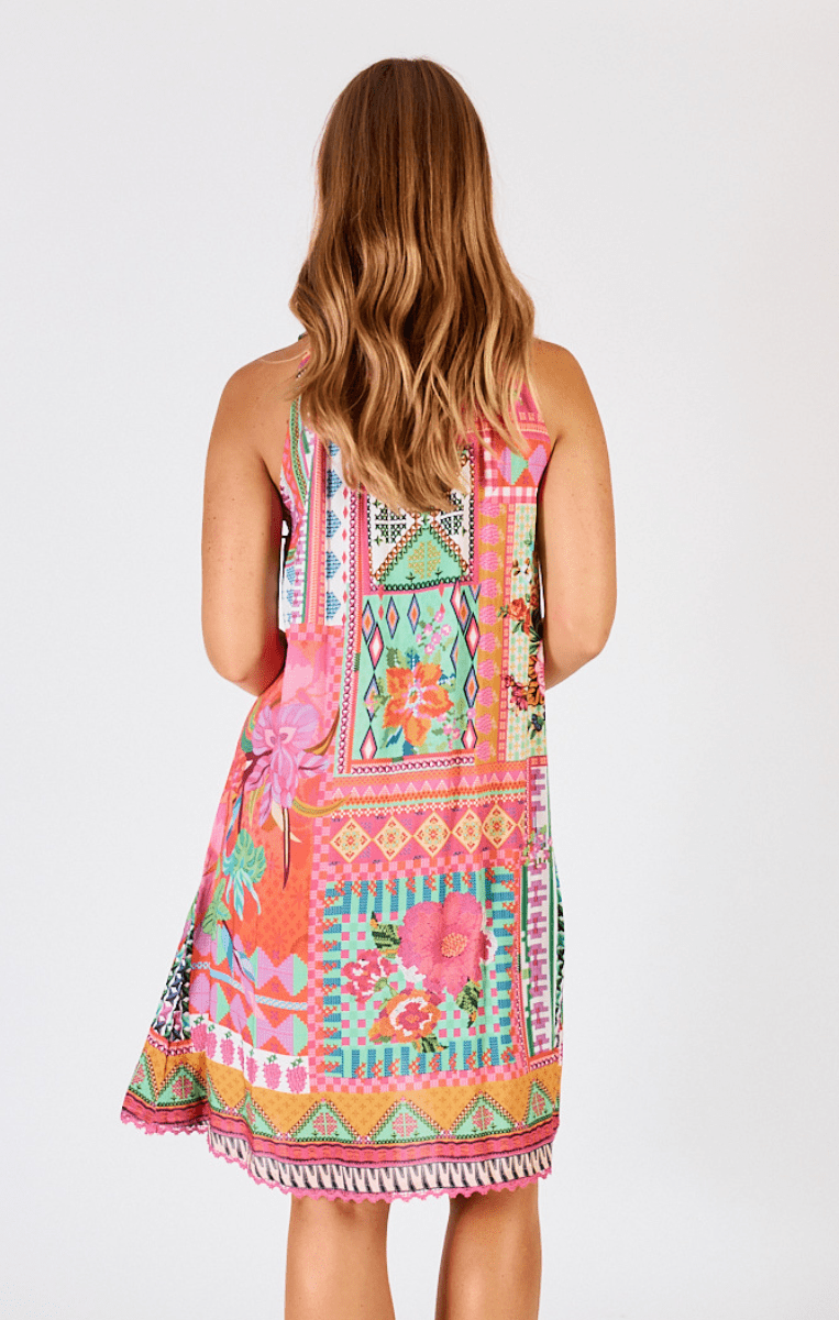 Lula Life Vivone Sundress Melon.