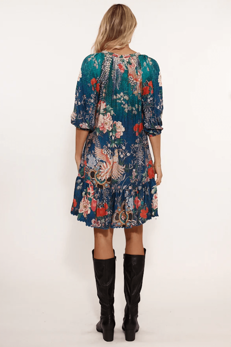 Lula Life Wisteria Shirred Dress.