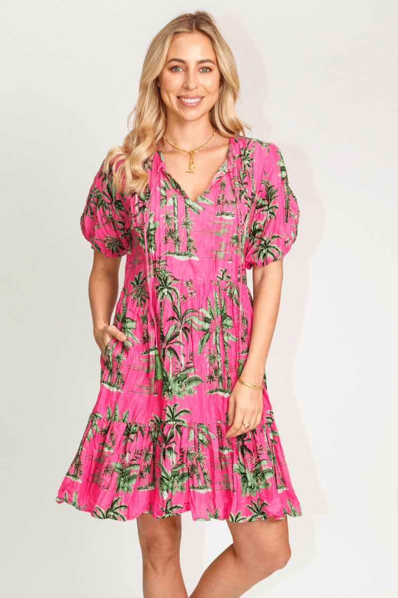 Lula Life Island Girl Dress Musk.