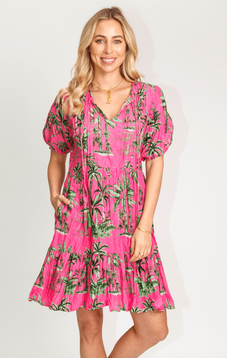 Lula Life Island Girl Dress Musk.