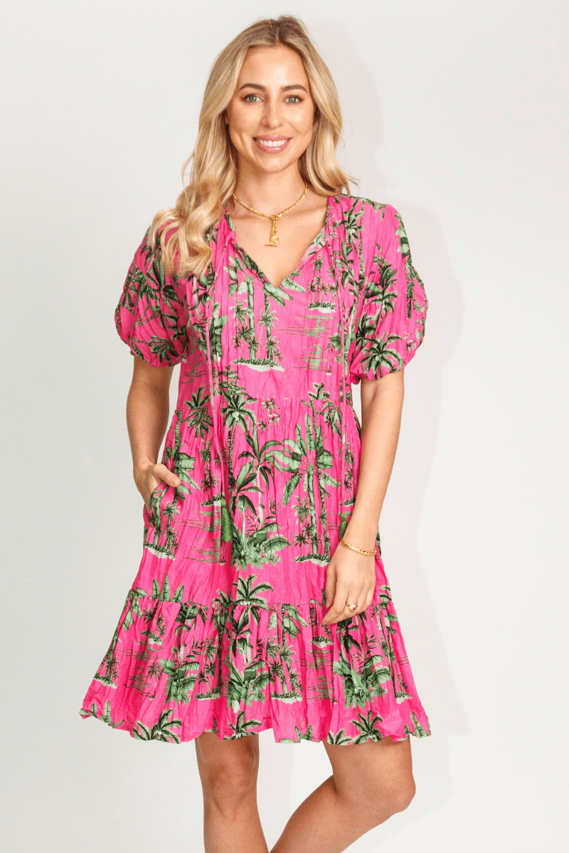 Lula Life Island Girl Dress Musk.