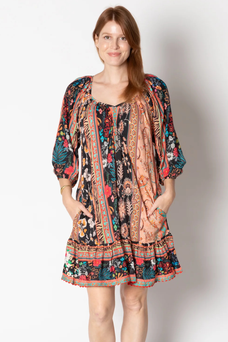 Lula Life Gisele Shirred Dress.