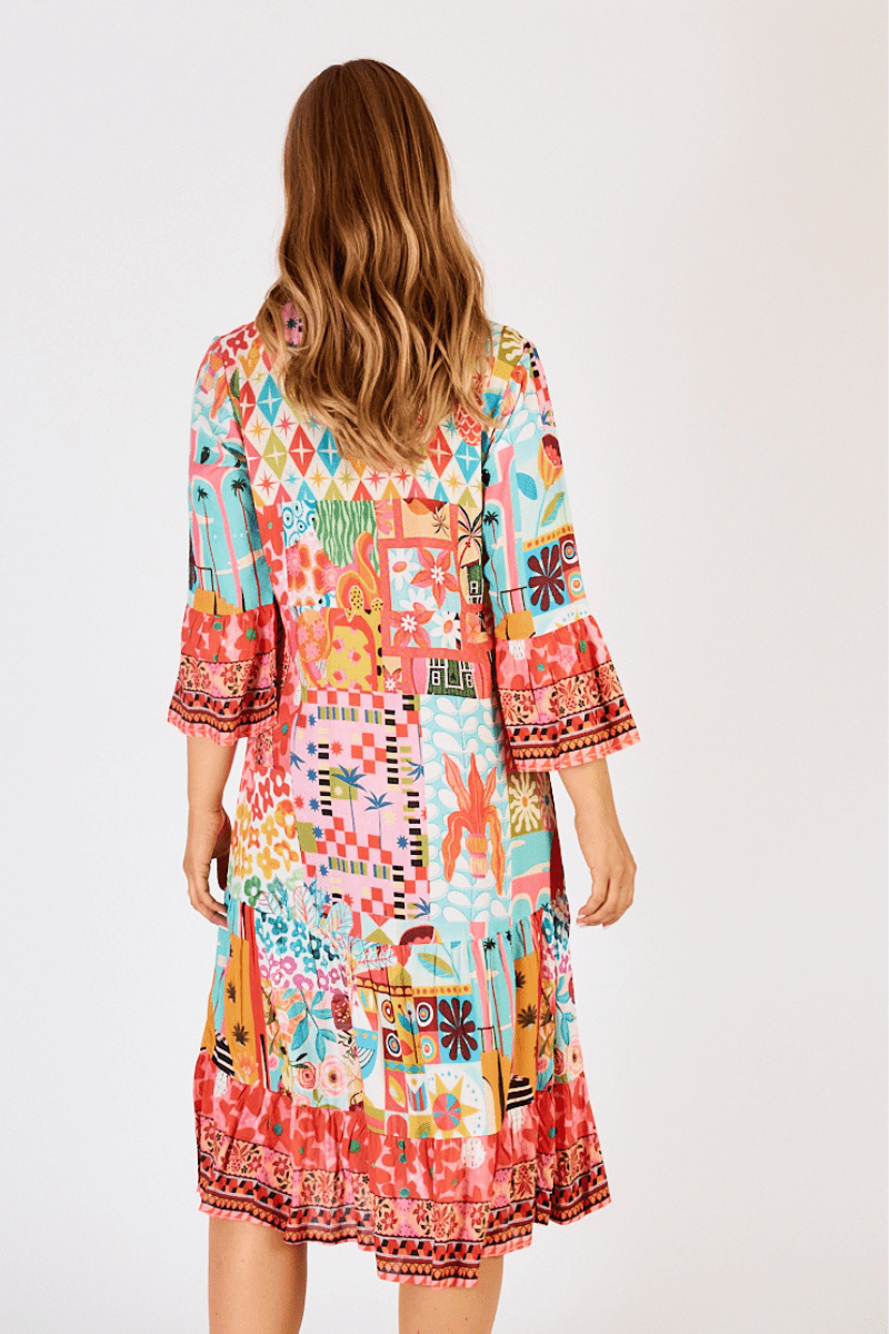 Lula Life Aliah Midi Orchid Dress.