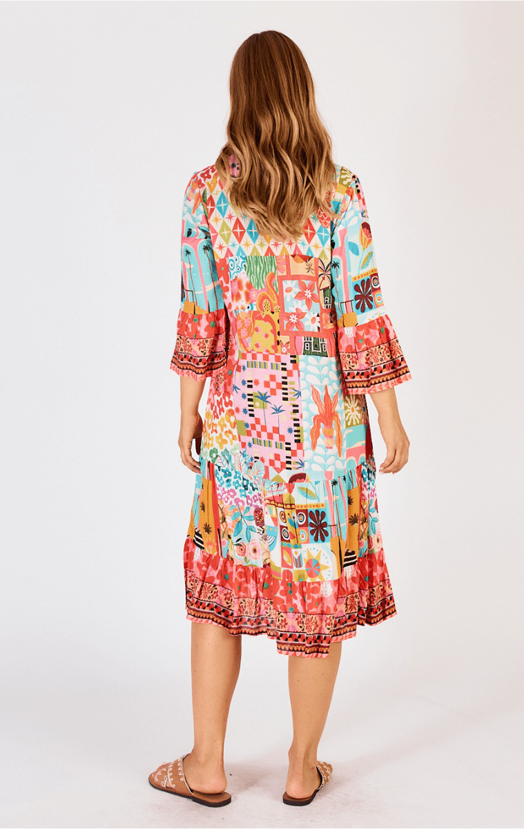 Lula Life Aliah Midi Orchid Dress.