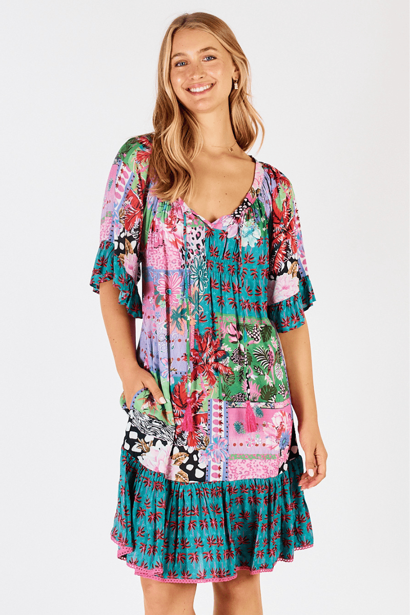 Lula Life Avoca Dress Lagoon.