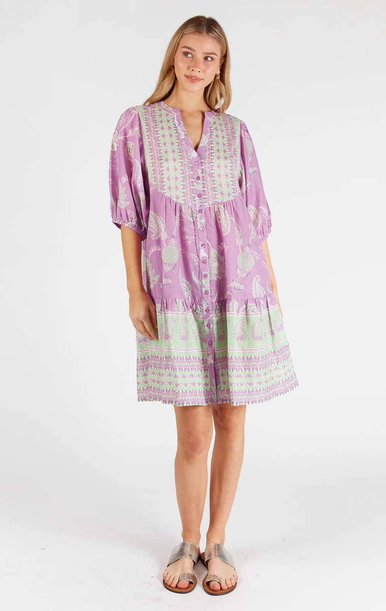 Lula Life Gianna Dress - Orchid.