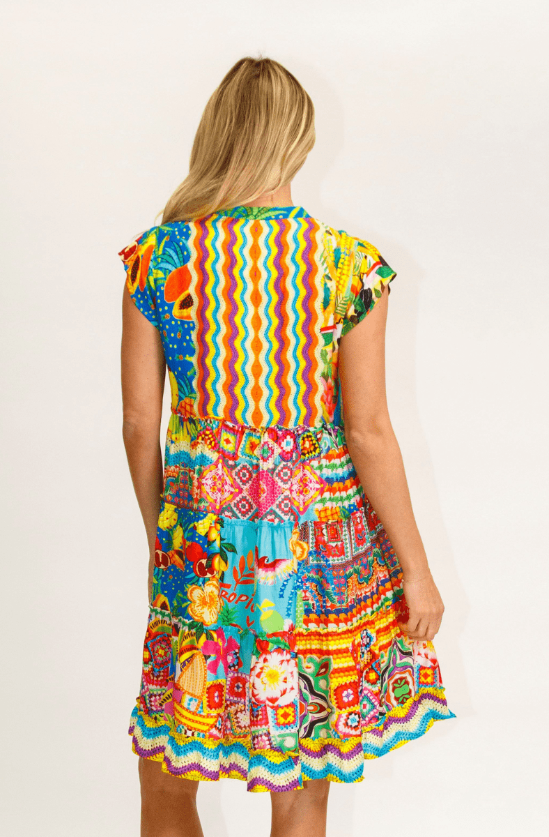 Lula Life Kirra Tiered Dress Print.