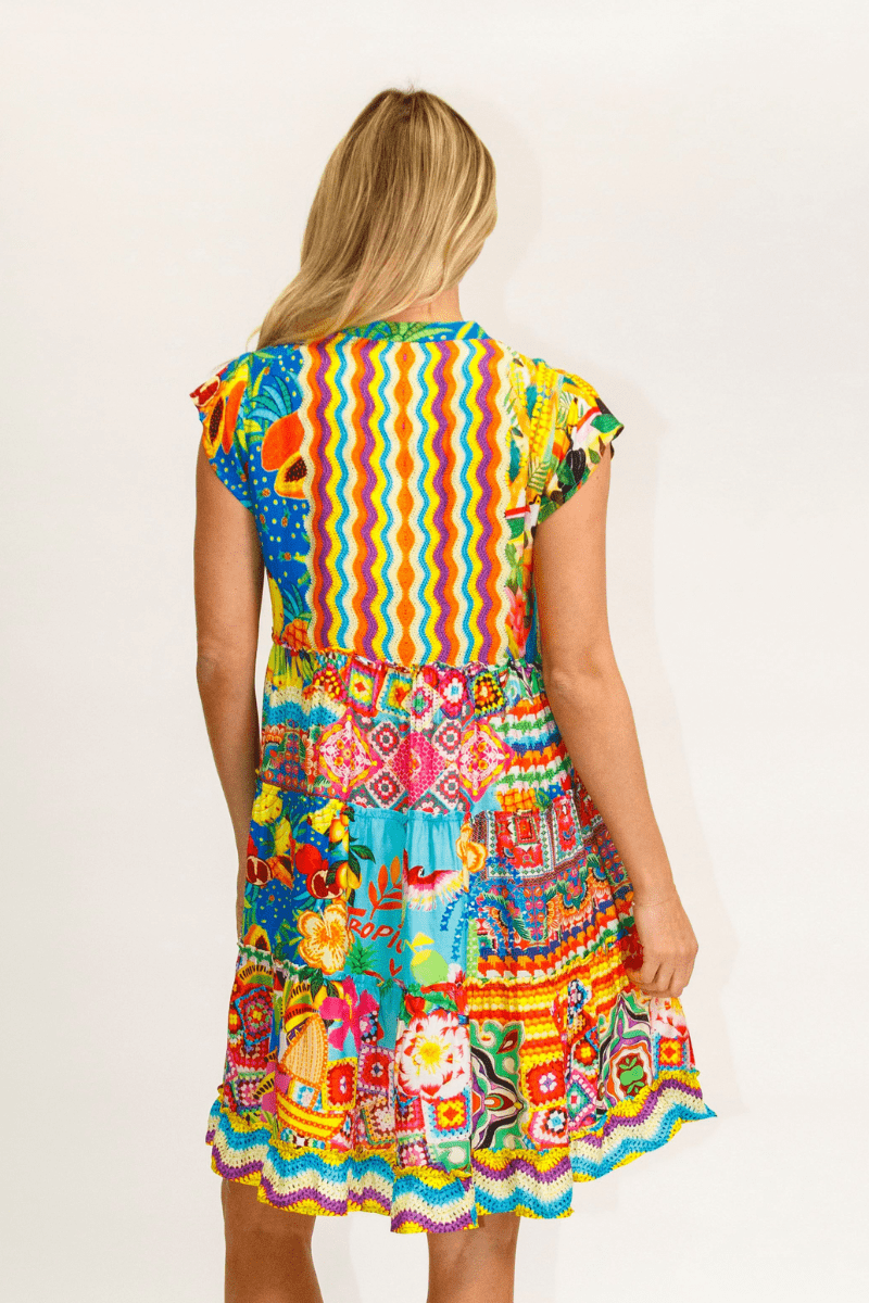 Lula Life Kirra Tiered Dress Print.