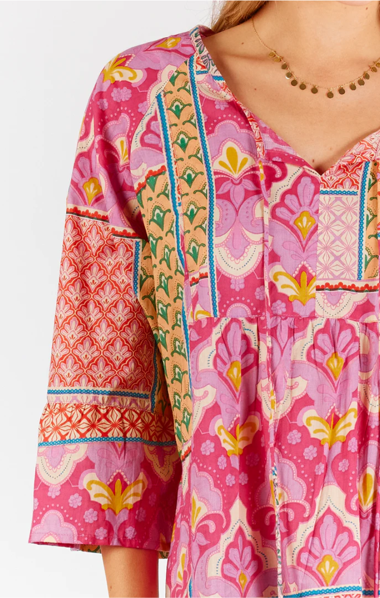 Lula Life Maya Sundress- Melon.