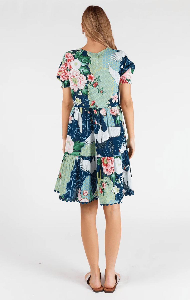 Lula Life Mitzuki Dress - Navy.