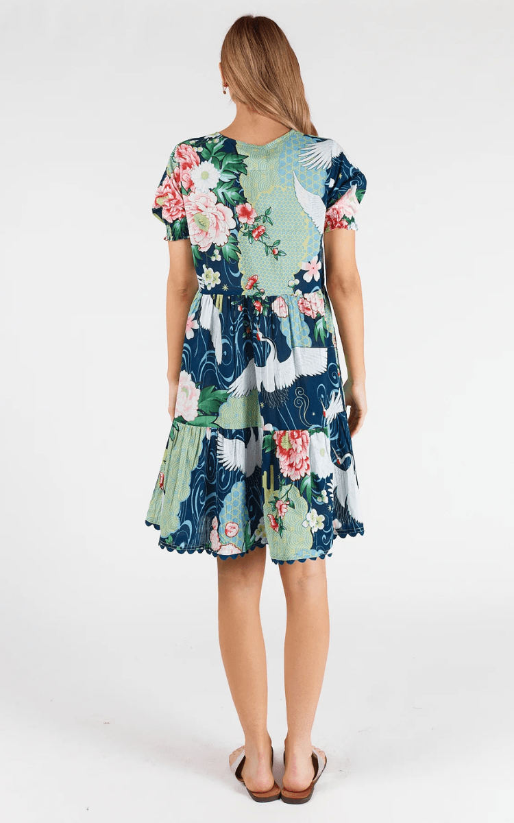 Lula Life Mitzuki Dress - Navy.