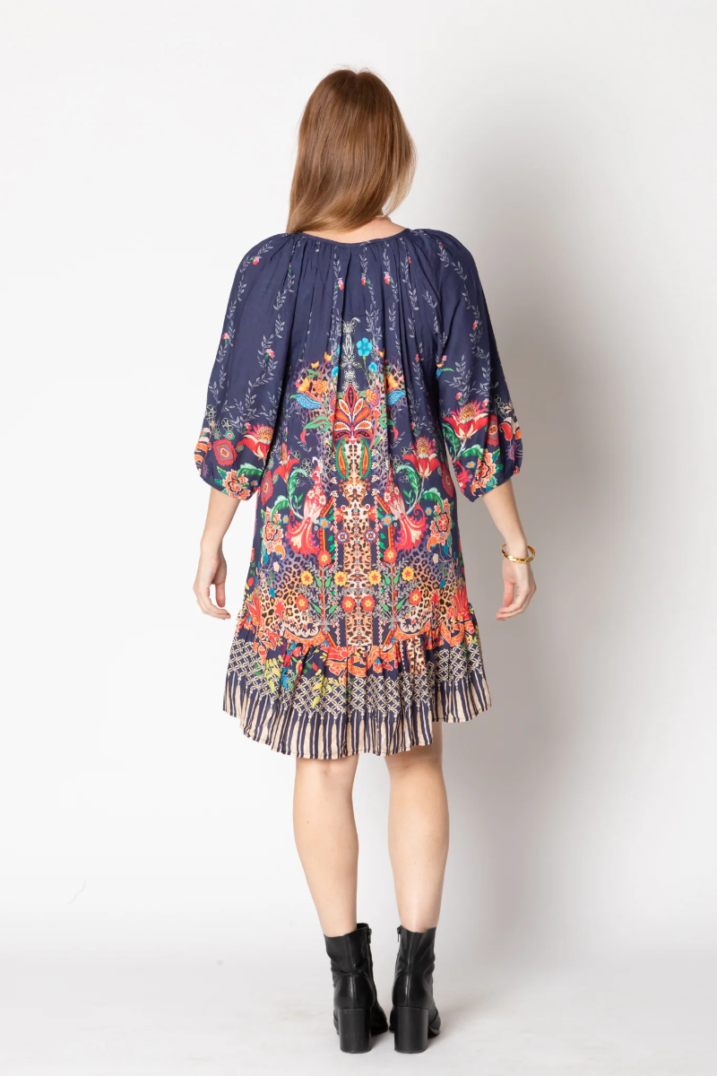 Lula Life Ximena Shirred Dress.