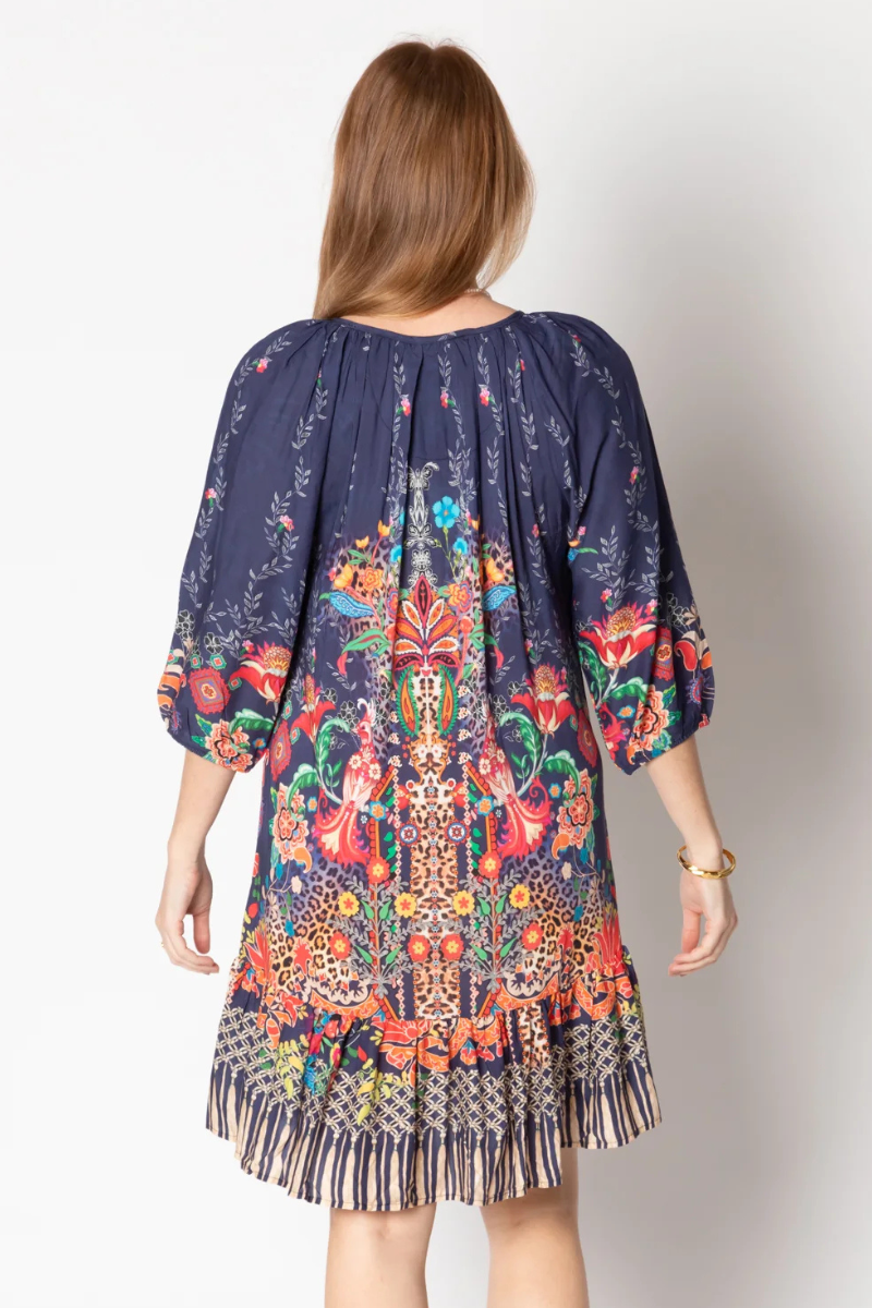 Lula Life Ximena Shirred Dress.