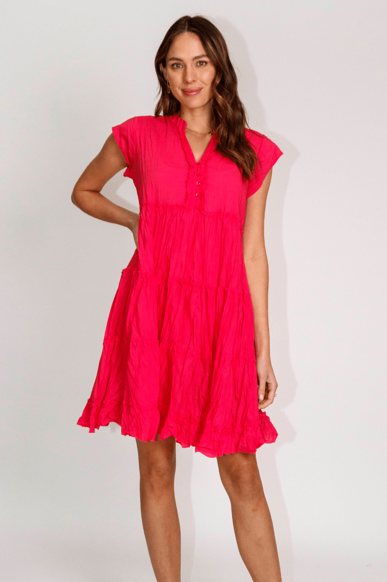 Lula Life Gwen Dress Melon.