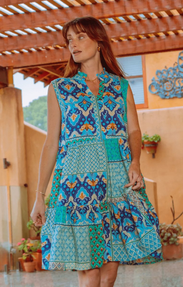 Lula Life Maya Sundress- Lagoon.