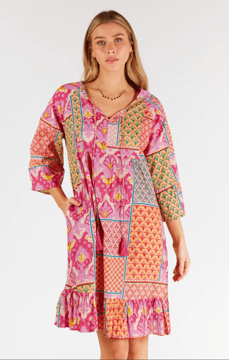 Lula Life Maya Sundress- Melon.