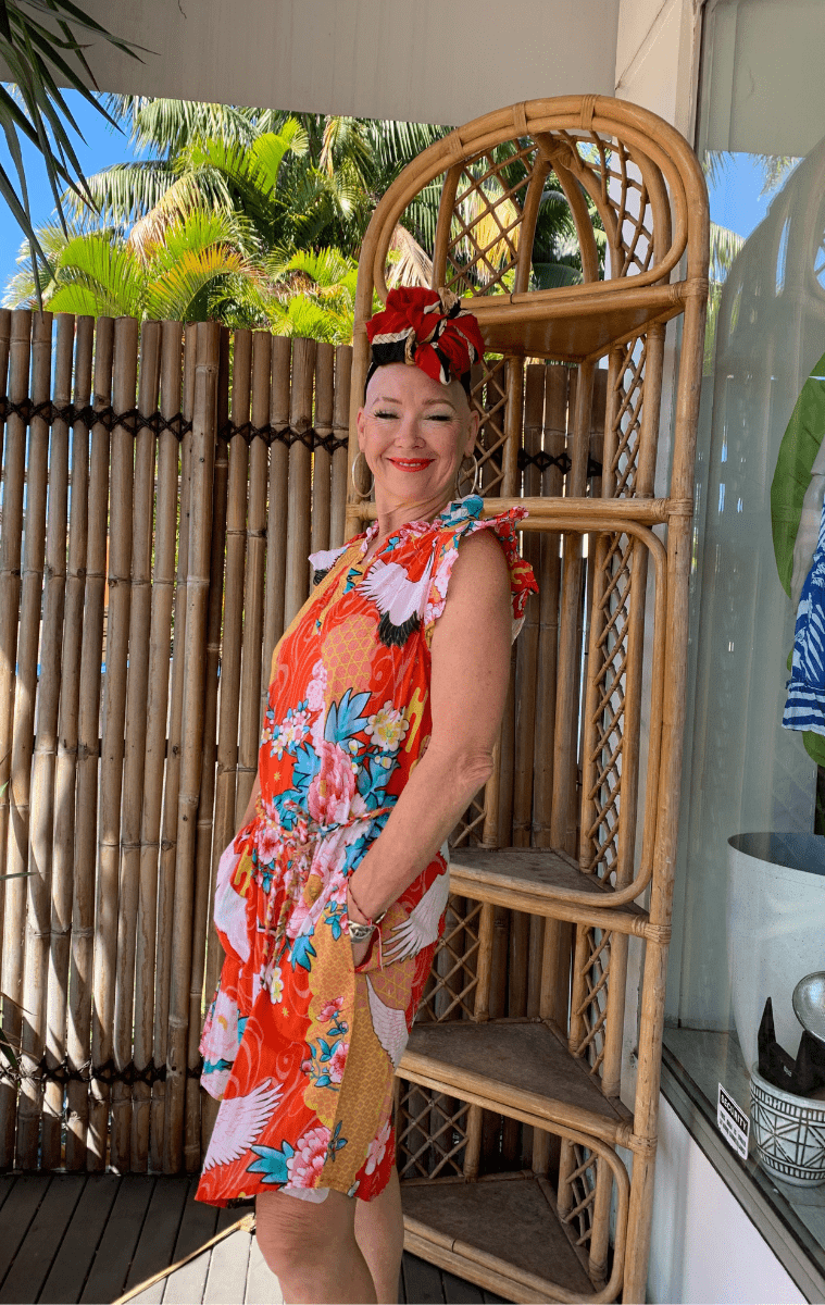 Lula Life Mitzuki Ruffle Dress- Red.