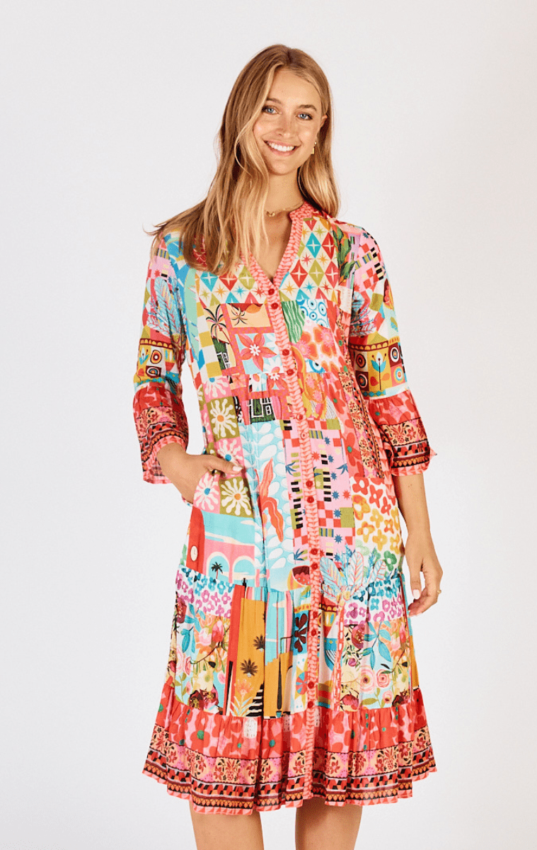 Lula Life Aliah Midi Orchid Dress.