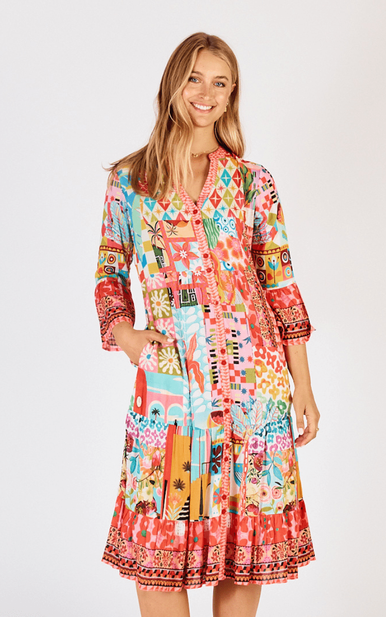 Lula Life Aliah Midi Orchid Dress.