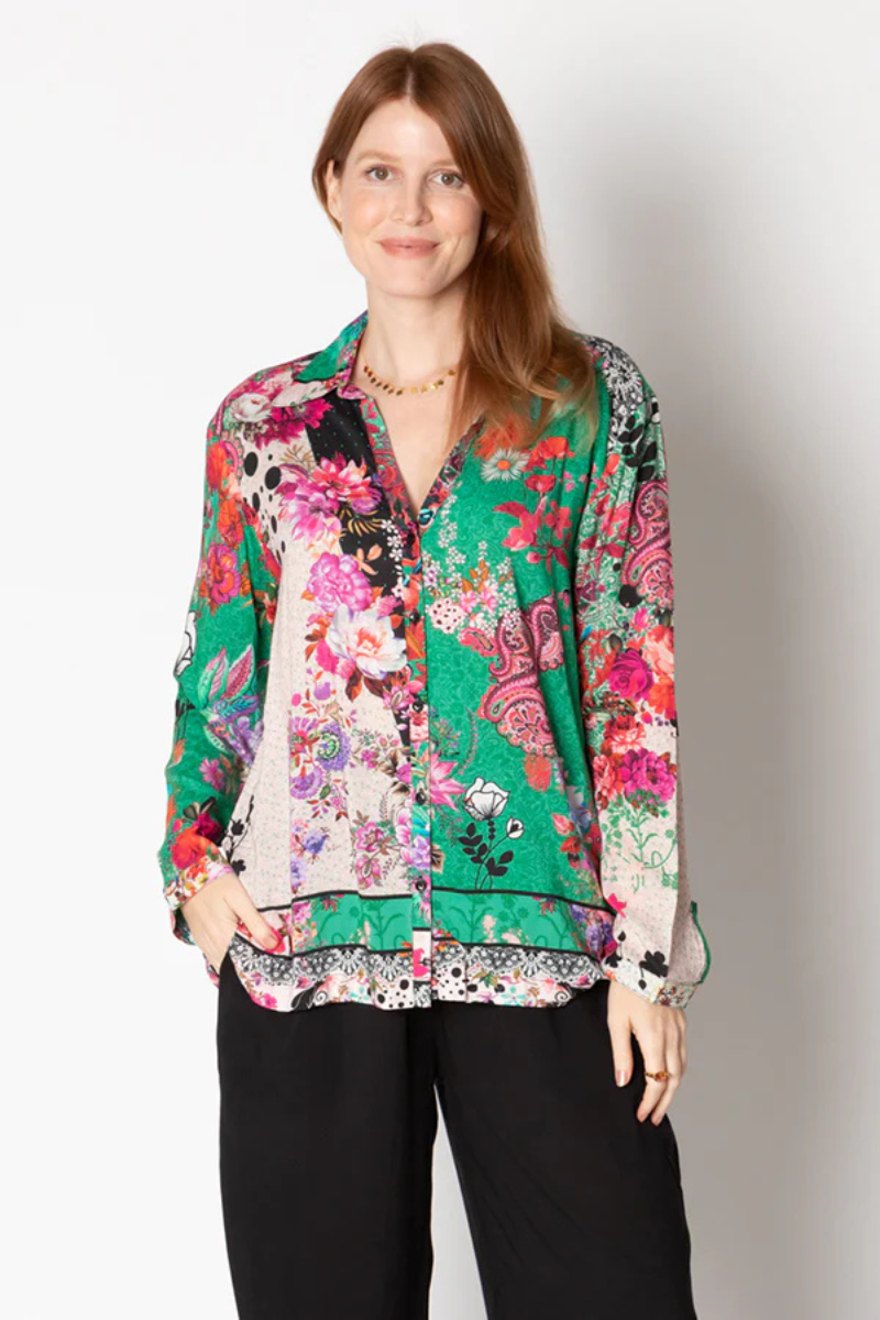 Lula Life Jacinta Shirt - Sea.