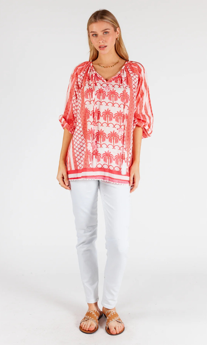 Lula Life Blakely Top - Melon.