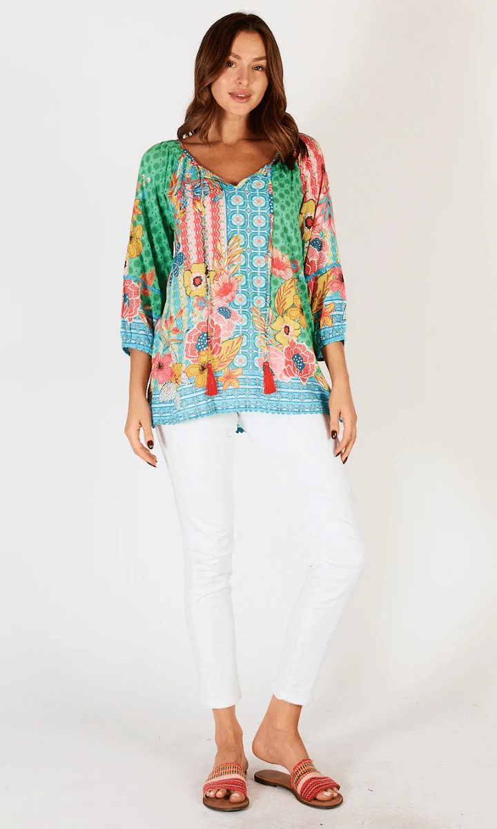 Lula Life Miranda Top Sea.