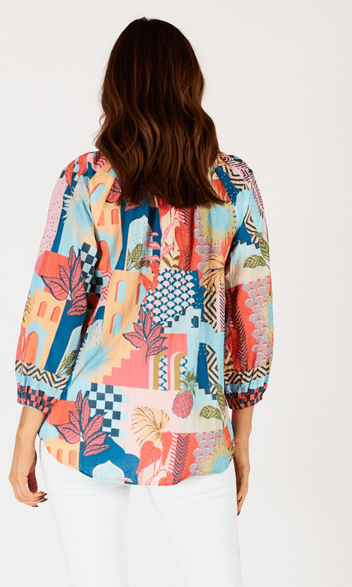 Lula Life Solaire Print Top.