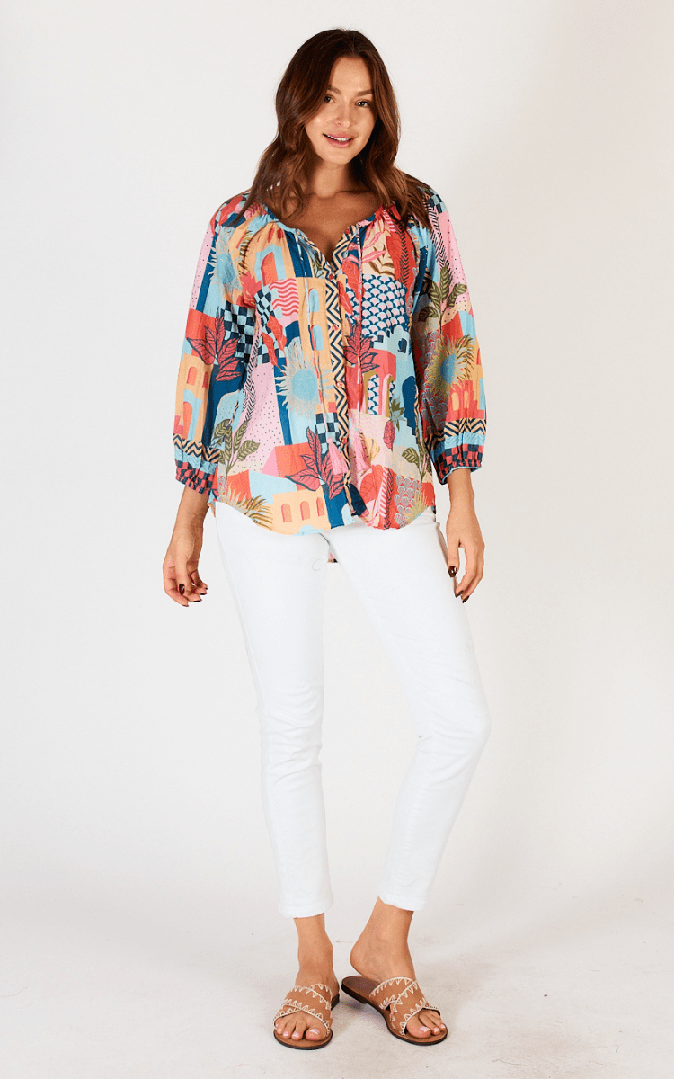 Lula Life Solaire Print Top.
