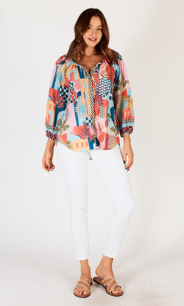 Lula Life Solaire Print Top.