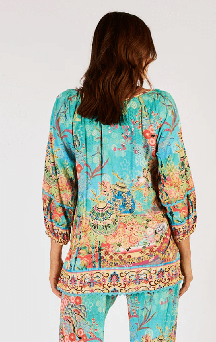 Lula Life Sybil Top Lagoon.