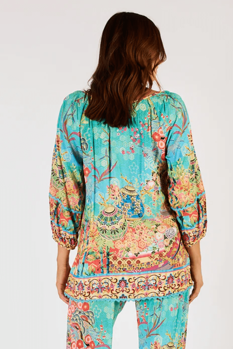 Lula Life Sybil Top Lagoon.