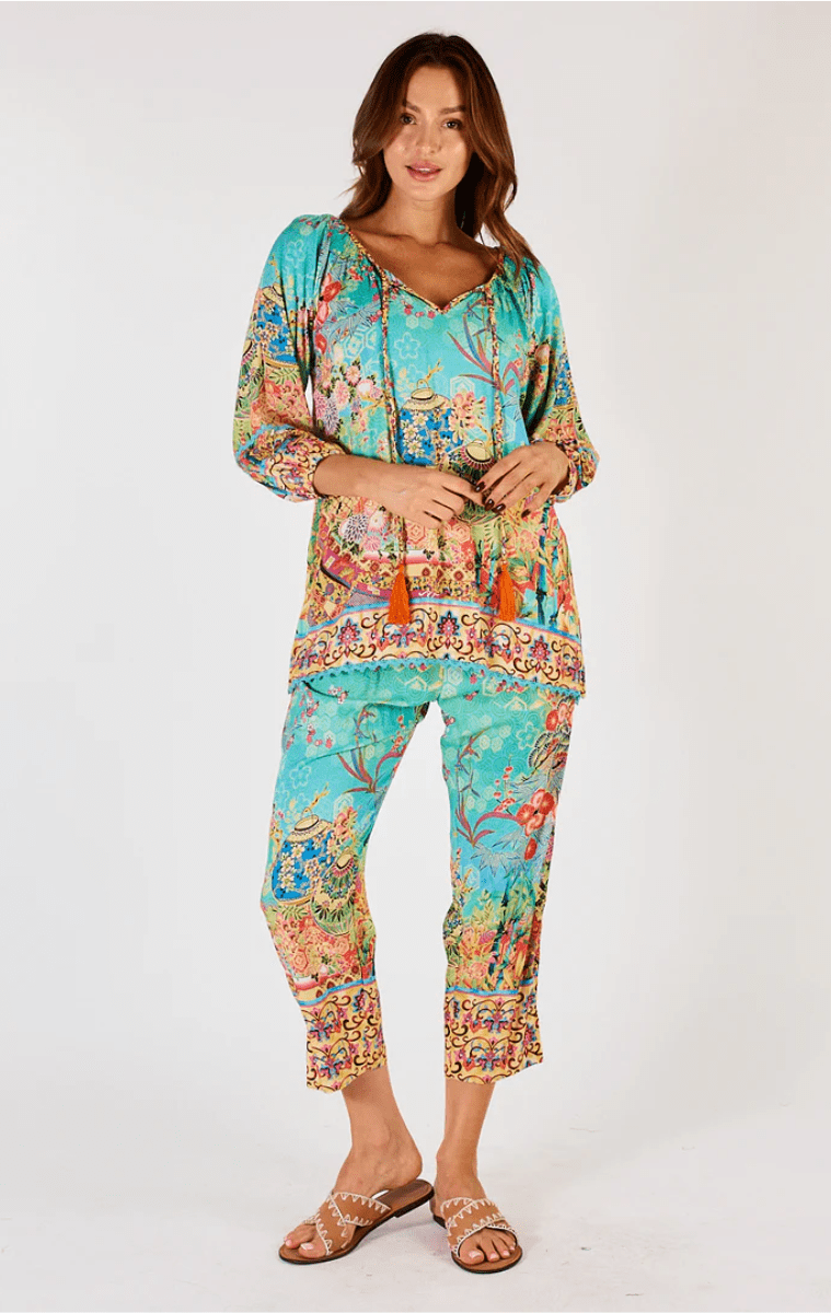 Lula Life Sybil Top Lagoon.