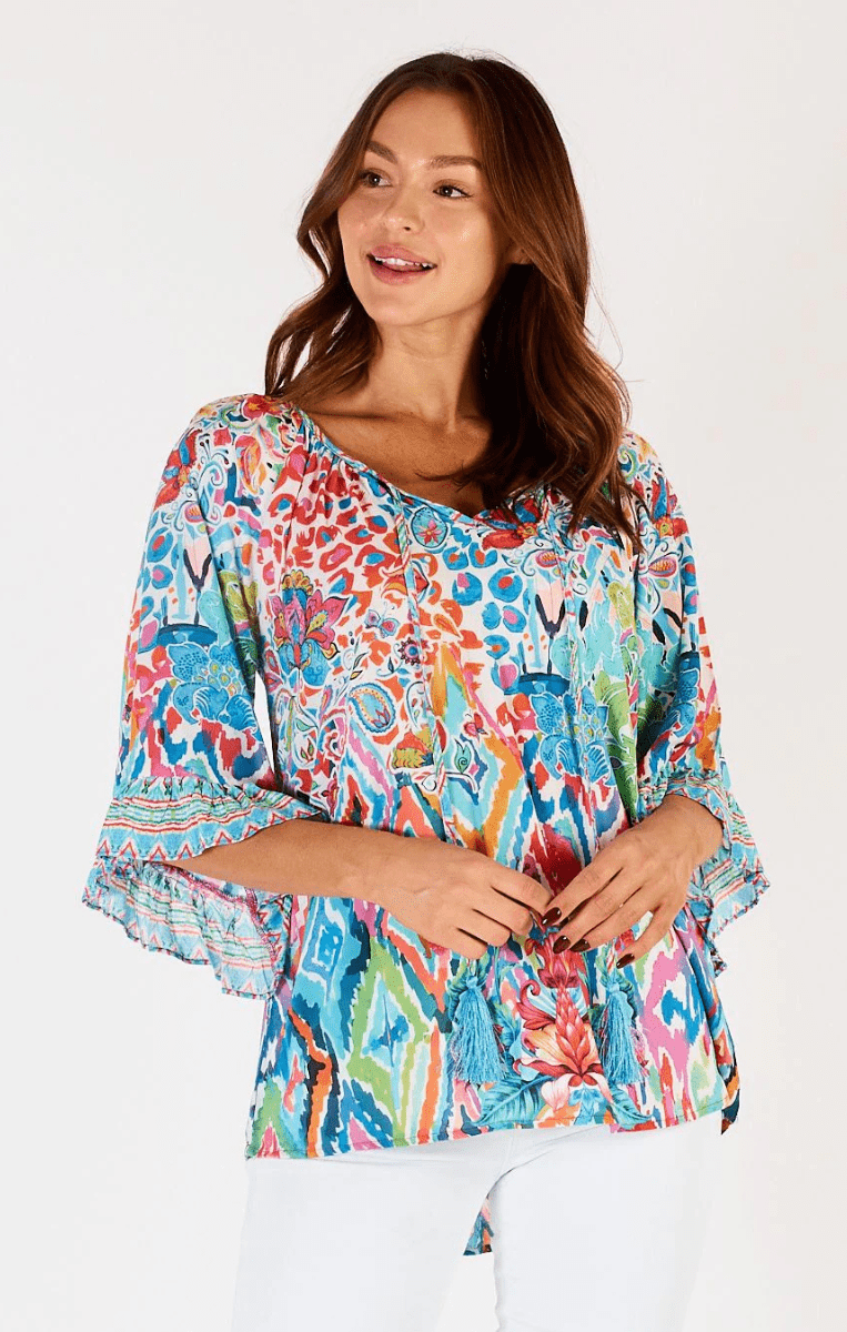 Lula Life Rumi Top Lagoon.