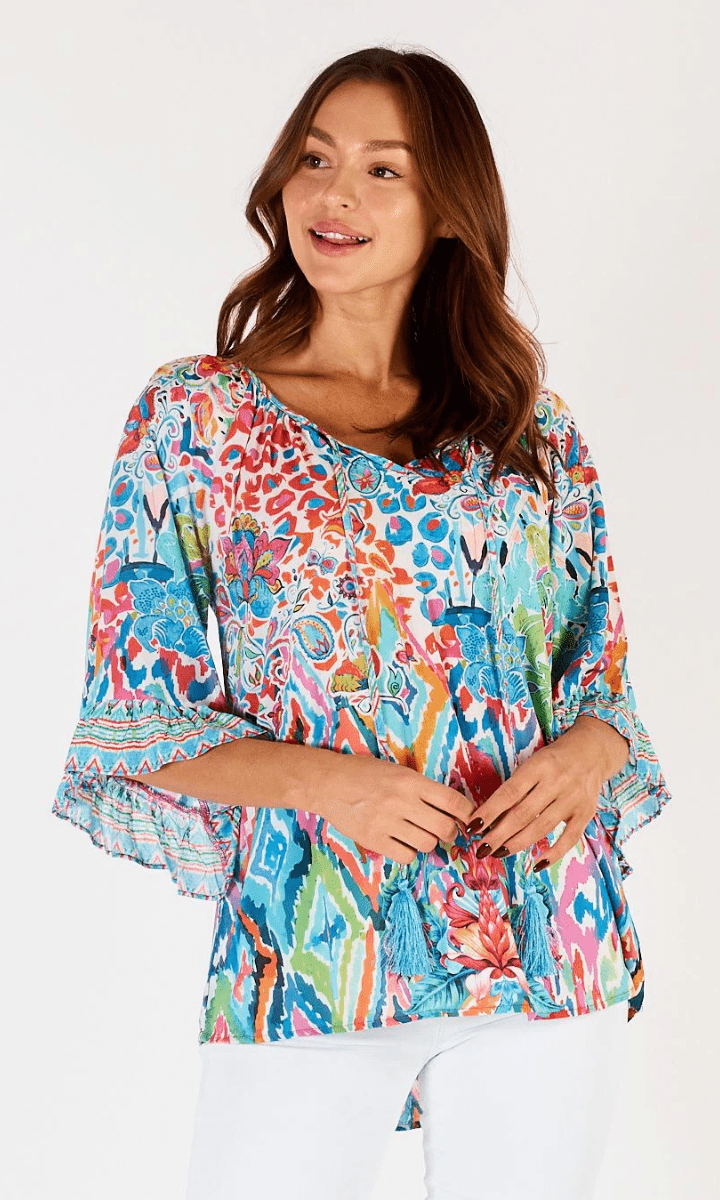 Lula Life Rumi Top Lagoon.