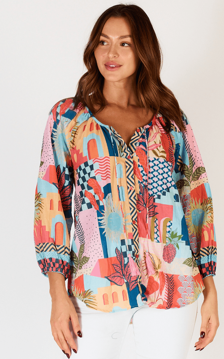 Lula Life Solaire Print Top.