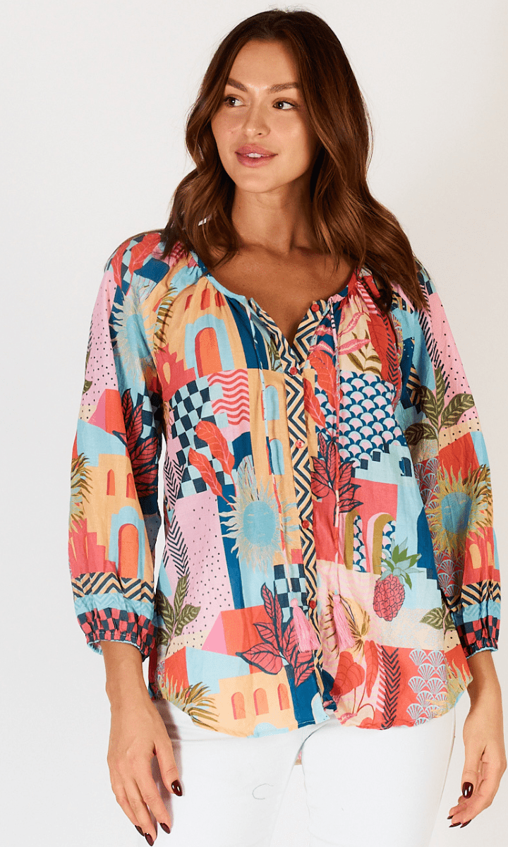 Lula Life Solaire Print Top.