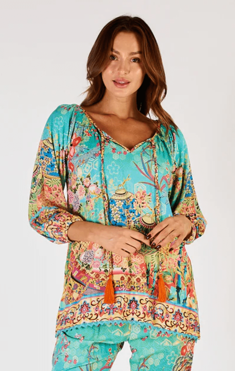 Lula Life Sybil Top Lagoon.