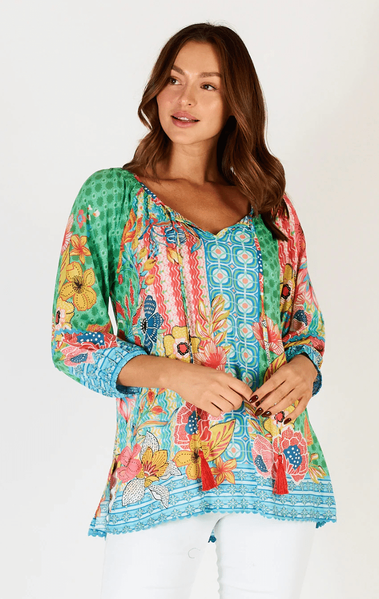 Lula Life Miranda Top Sea.